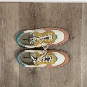 Madewell Trainers in Colorblock leather sz 11